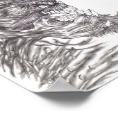 悪魔の生き物アートポスタープリント ポスター (角)