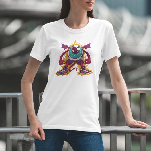 悪魔の目の生き物ハロウィーン Tシャツ