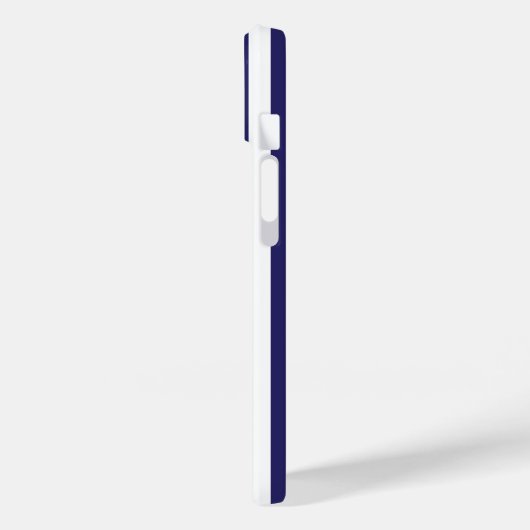 悪魔の眼からの保護(ライトブルーストライプの) Case-Mate iPhoneケース (裏面 / 左)