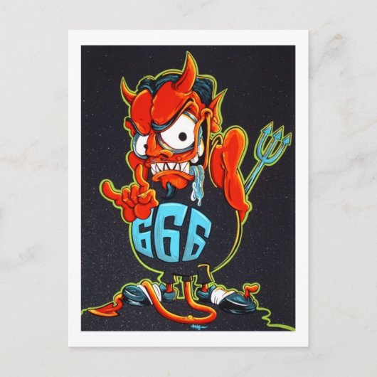 悪魔の石 ポストカード (正面)