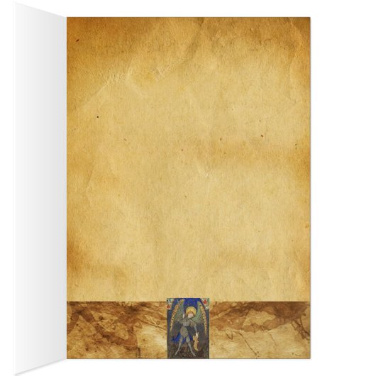 悪魔の祈りの言葉を持つ聖ミカエル大天使 (内側 (右))