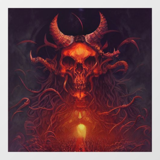 悪魔の窓にしがみつく ウィンドウサイン (シート)