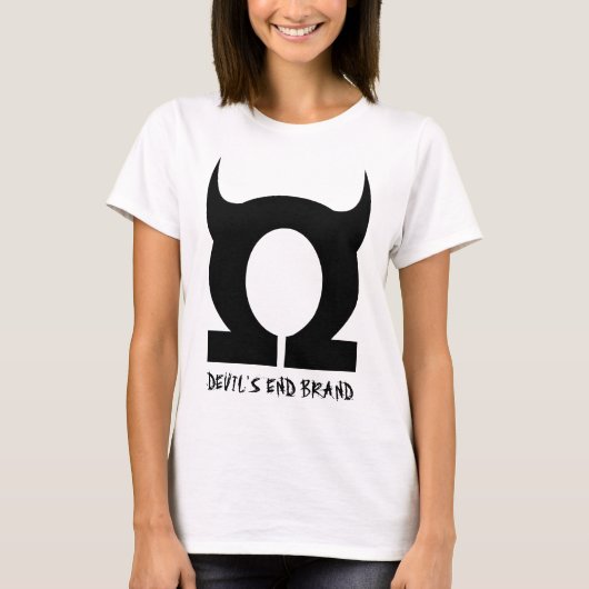 悪魔の端の物 Tシャツ (正面)
