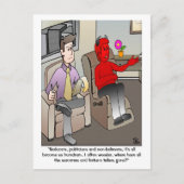 悪魔の精神科医葉書 ポストカード (正面)