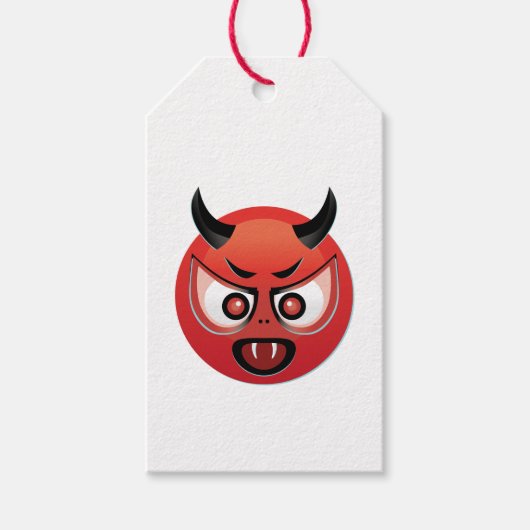 悪魔の絵文字 ギフトタグ (正面)