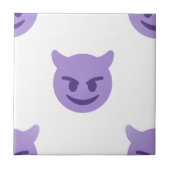 悪魔の絵文字 タイル (正面)