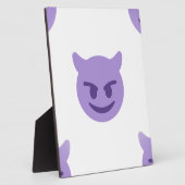 悪魔の絵文字 フォトプラーク (側面)