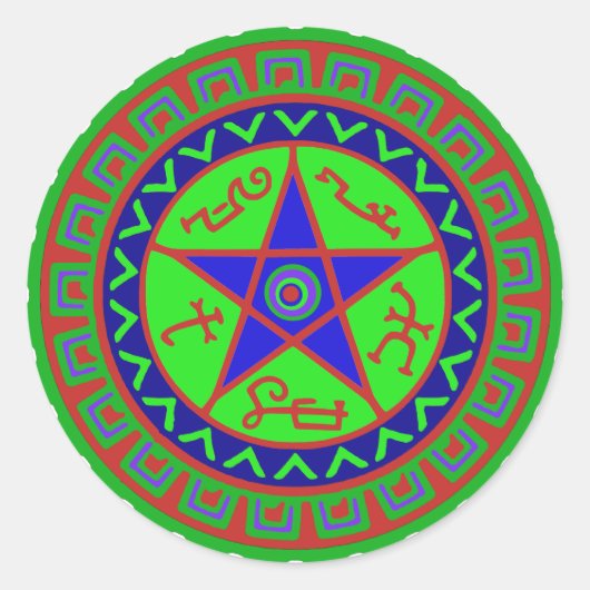 悪魔の罠 ラウンドシール (正面)