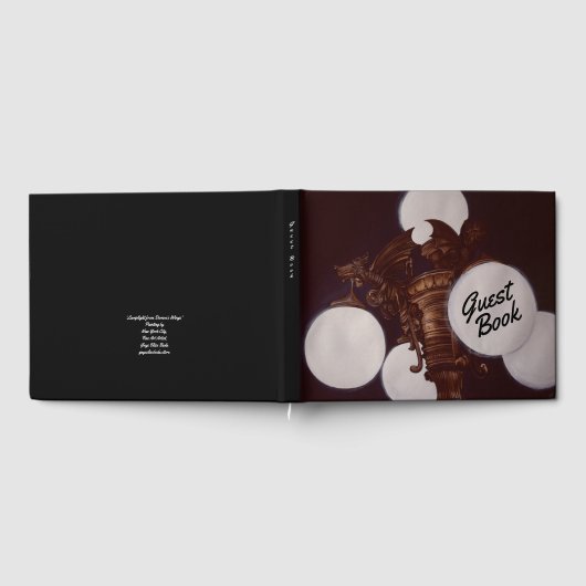 悪魔の翼からのランプ ゲストブック (全面)