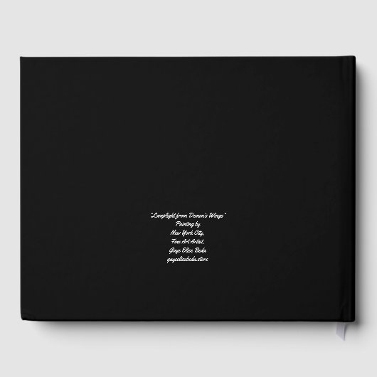 悪魔の翼からのランプ ゲストブック (裏面)