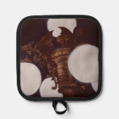 悪魔の翼からのランプ 鍋敷き (正面)