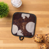 悪魔の翼からのランプ 鍋敷き (トップダウン)