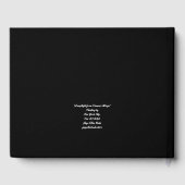 悪魔の翼の明かり ゲストブック (裏面)