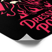 悪魔の衣装おもしろいハロウィーンを持つ服 ポスター (角)