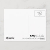 悪魔の衣装を着たネズミのハロウィーンのはがき ポストカード (裏面)