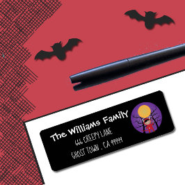 悪魔の衣装を着た子供ハロウィンブラックラベル ラベル