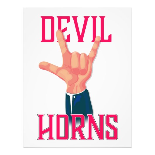 悪魔の角 フォトプリント            (正面)