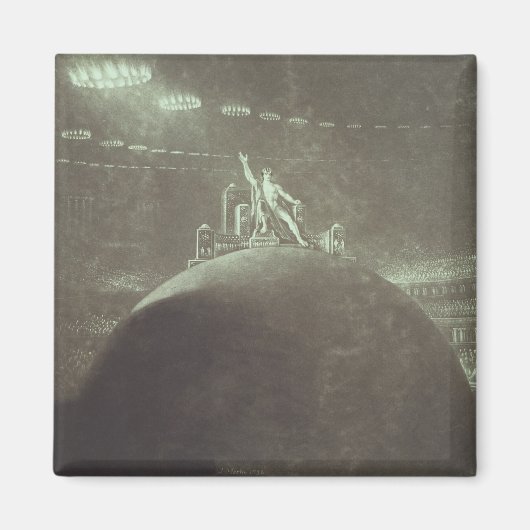 悪魔の評議会のサタン， 1824 マグネット (正面)