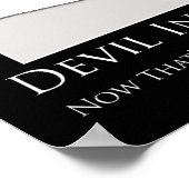 悪魔の詳細やる気を起こさせるポスター ポスター (角)