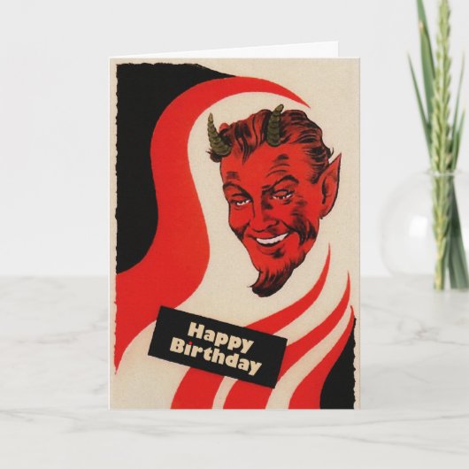 悪魔の誕生日カード シーズンカード (正面)