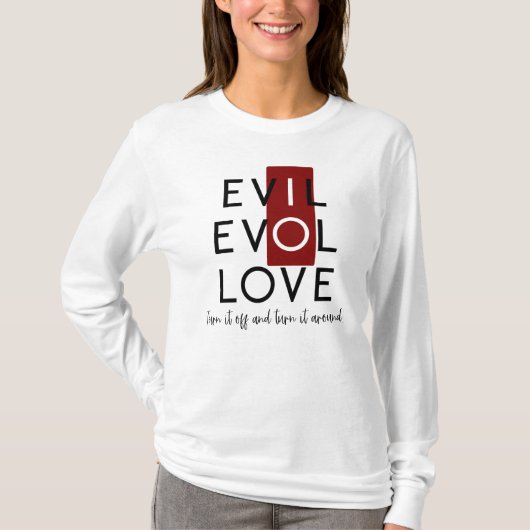 悪魔の赤いスイッチがオフに切り替わる恋 Tシャツ (正面)