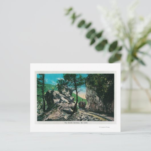 悪魔の門、ローエマウン。カリフォルニア州ローエ ポストカード (スタンド正面)