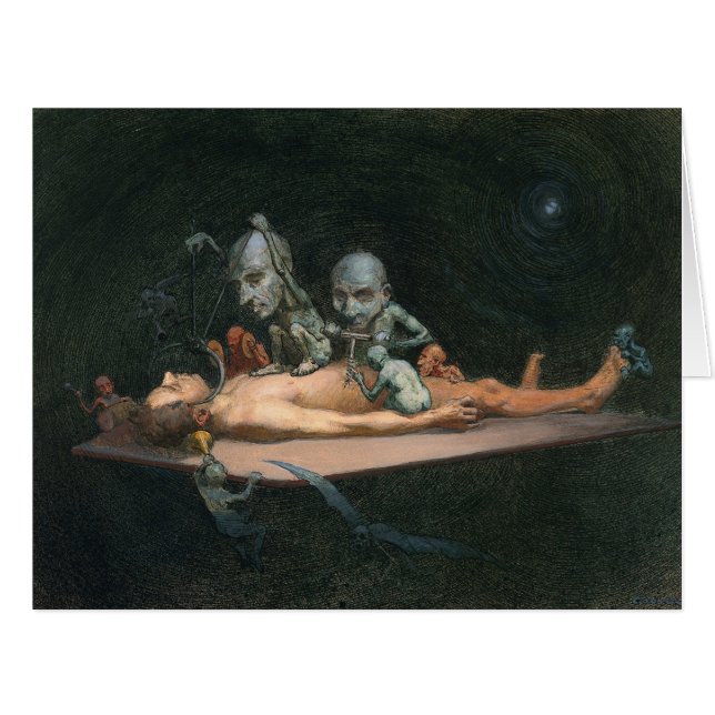 悪魔の霊が見える死の近い体験 (正面横)