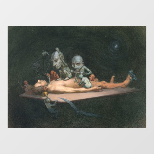 悪魔の霊が見える死の近い体験 ウィンドウサイン (シート)