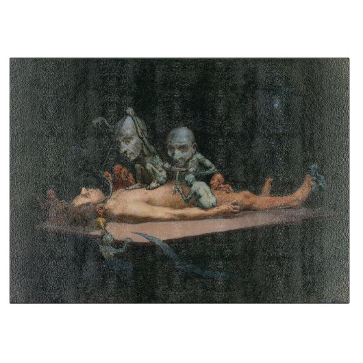 悪魔の霊が見える死の近い体験 カッティングボード (正面)