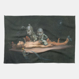 悪魔の霊が見える死の近い体験 キッチンタオル