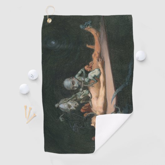 悪魔の霊が見える死の近い体験 ゴルフタオル (インサイチュ)