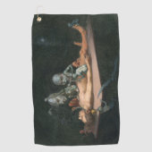 悪魔の霊が見える死の近い体験 ゴルフタオル (正面)