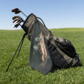 悪魔の霊が見える死の近い体験 ゴルフタオル (グリーン)