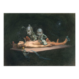 悪魔の霊が見える死の近い体験 フォトプリント           