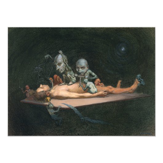 悪魔の霊が見える死の近い体験 フォトプリント (正面)