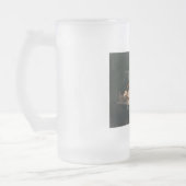 悪魔の霊が見える死の近い体験 フロストグラスビールジョッキ (左)