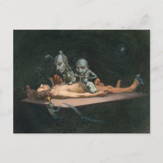 悪魔の霊が見える死の近い体験 ポストカード (正面)