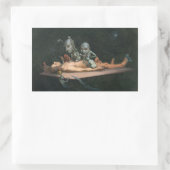 悪魔の霊が見える死の近い体験 長方形シール (バッグ)