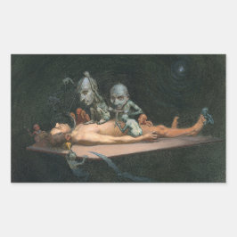 悪魔の霊が見える死の近い体験 長方形シール
