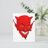 悪魔の顔 ポストカード (スタンド正面)