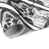 悪魔の顔 ラッピングペーパー (ロールコーナー)