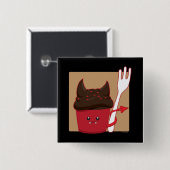 悪魔の食糧カップケーキ 缶バッジ (正面&裏面)