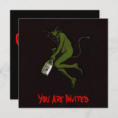 悪魔の飲み会 ～ 招待状 (正面/裏面)