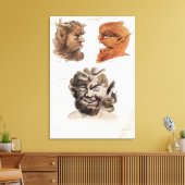 悪魔の首長 キャンバスプリント (インサイチュ (リビング))