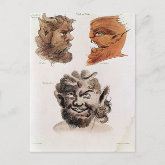 悪魔の首長 ポストカード (正面)