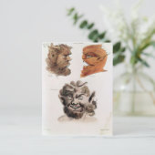 悪魔の首長 ポストカード (スタンド正面)