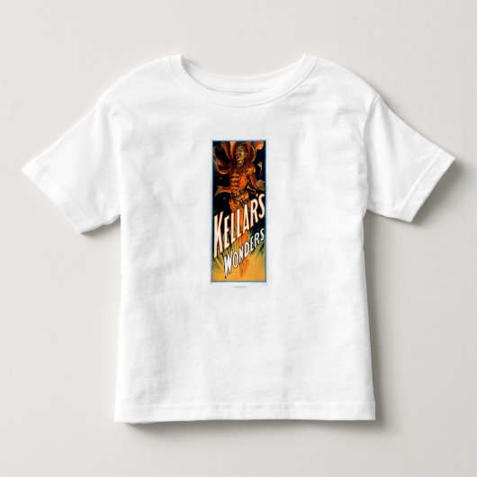 悪魔の魔法のように服を着るKellarの驚異 トドラーTシャツ (正面)