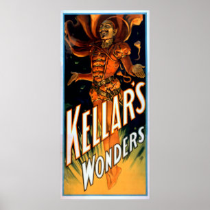 悪魔の魔法のように服を着るKellarの驚異 ポスター