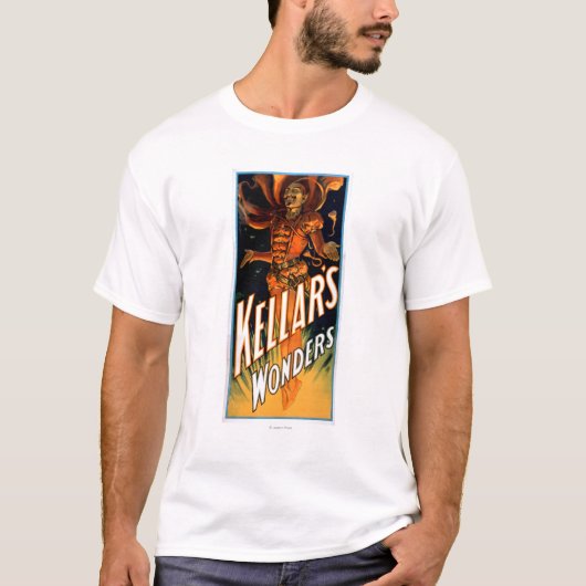 悪魔の魔法のように服を着るKellarの驚異 Tシャツ (正面)