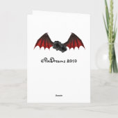 悪魔のPixiグリーティングカード カード (裏面)